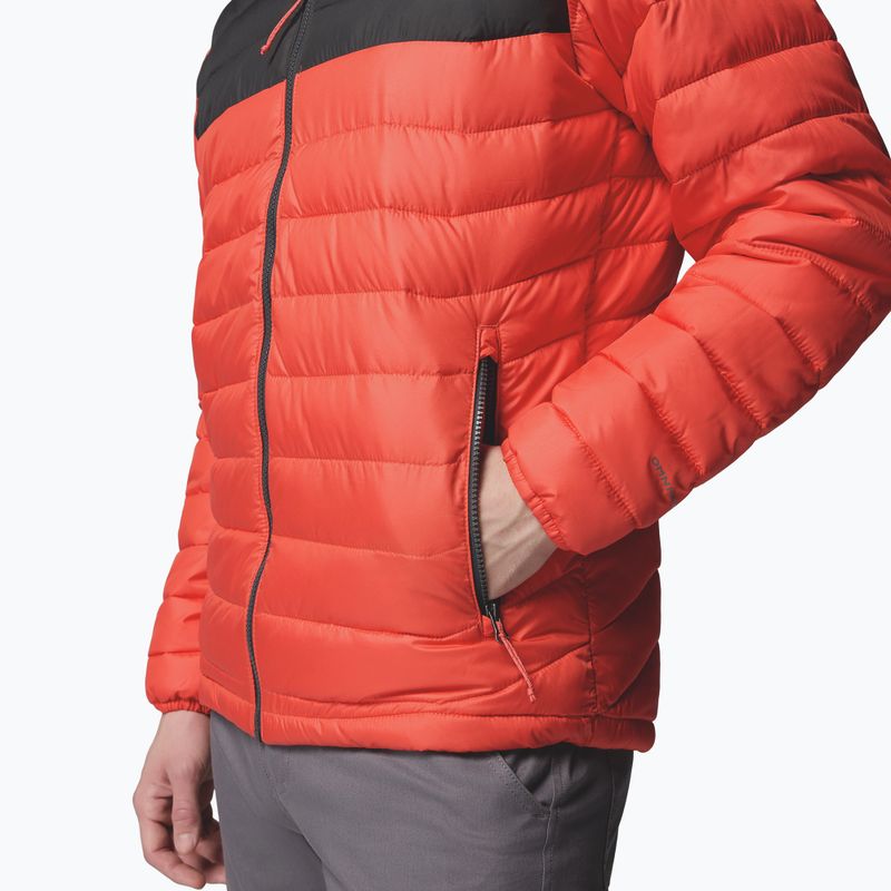 Men's jacket Columbia Powder Lite II Hooded zing/shark 7