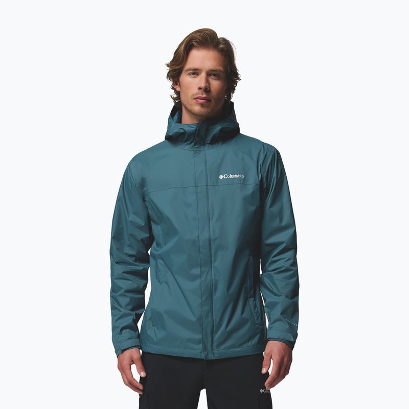 Men's rain jacket Columbia Watertight II everblue 4