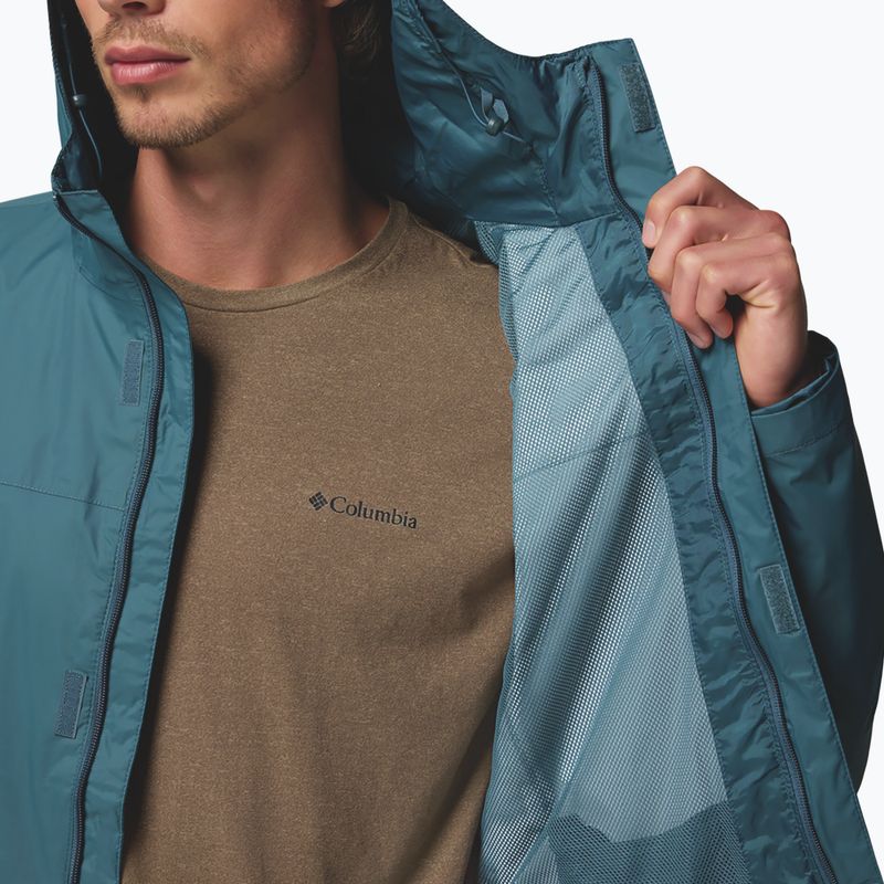 Men's rain jacket Columbia Watertight II everblue 6