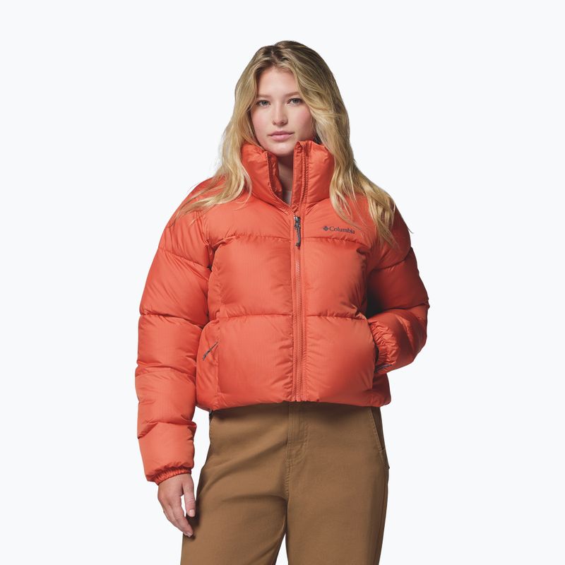 Women's insulated jacket Columbia Puffect II Cropped tuscan