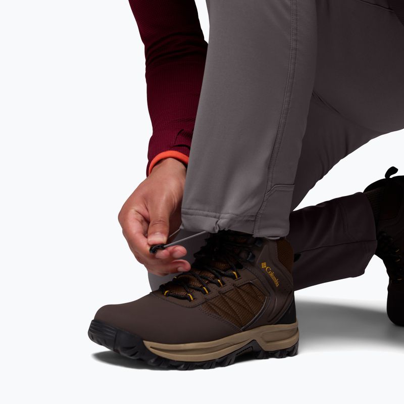 Men's trekking trousers Columbia Tech Trail Utility Winter city grey 10