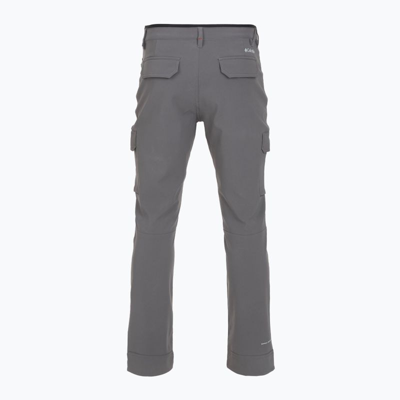 Men's trekking trousers Columbia Tech Trail Utility Winter city grey 12