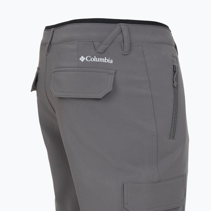 Men's trekking trousers Columbia Tech Trail Utility Winter city grey 14