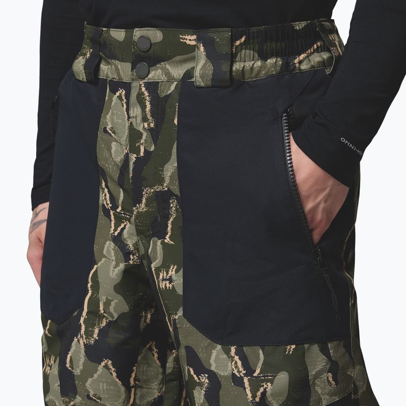 Men's snowboard trousers Columbia Coreshot Printed greenscape treebark print/black 8