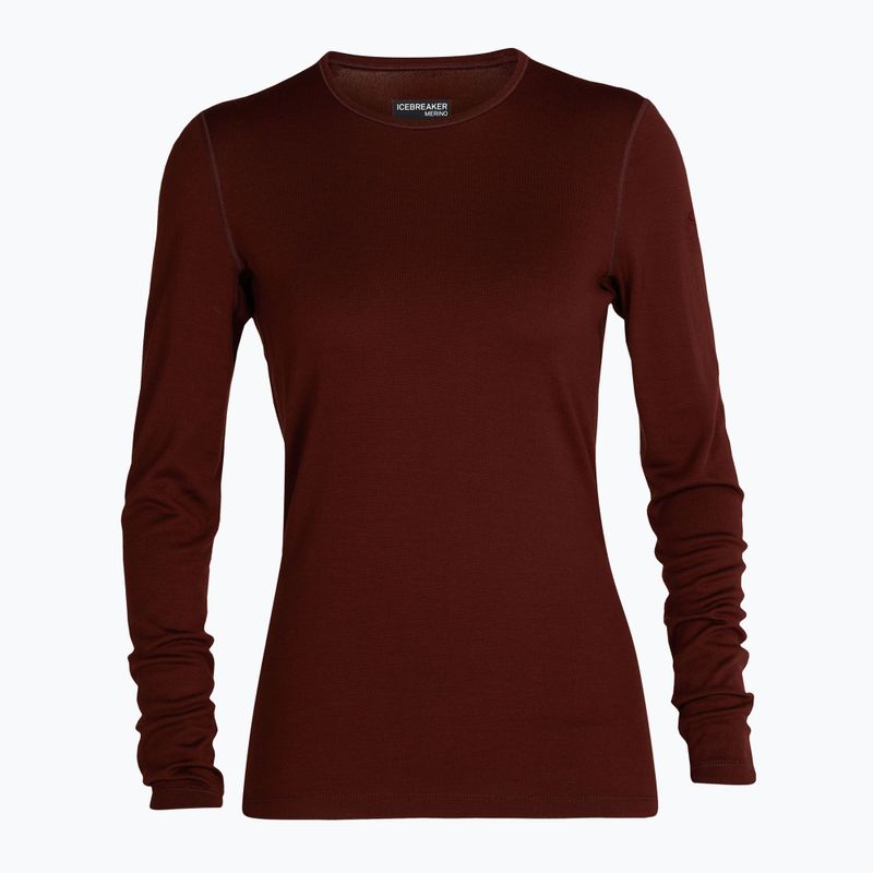 Women's thermal base layer top icebreaker 200 Oasis Crewe espresso 5