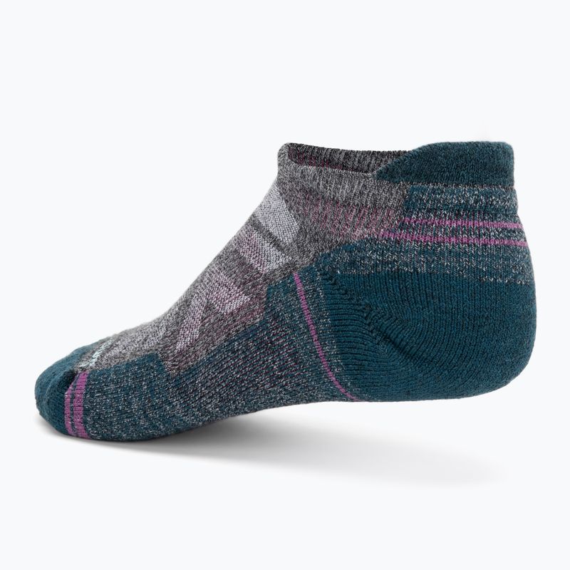 Women's Smartwool Hike Light Cushion Low Ankle trekking socks charcoal-light gray 2