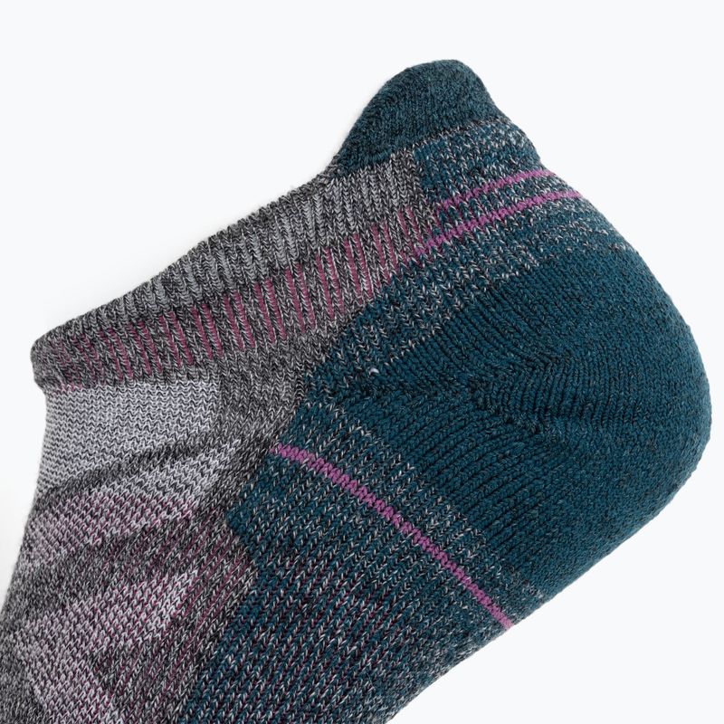 Women's Smartwool Hike Light Cushion Low Ankle trekking socks charcoal-light gray 4