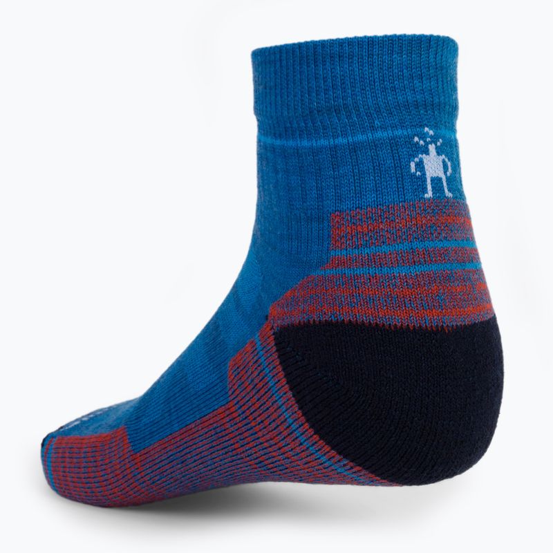 Smartwool Hike Light Cushion Ankle trekking socks blue-orange SW001611E18 2