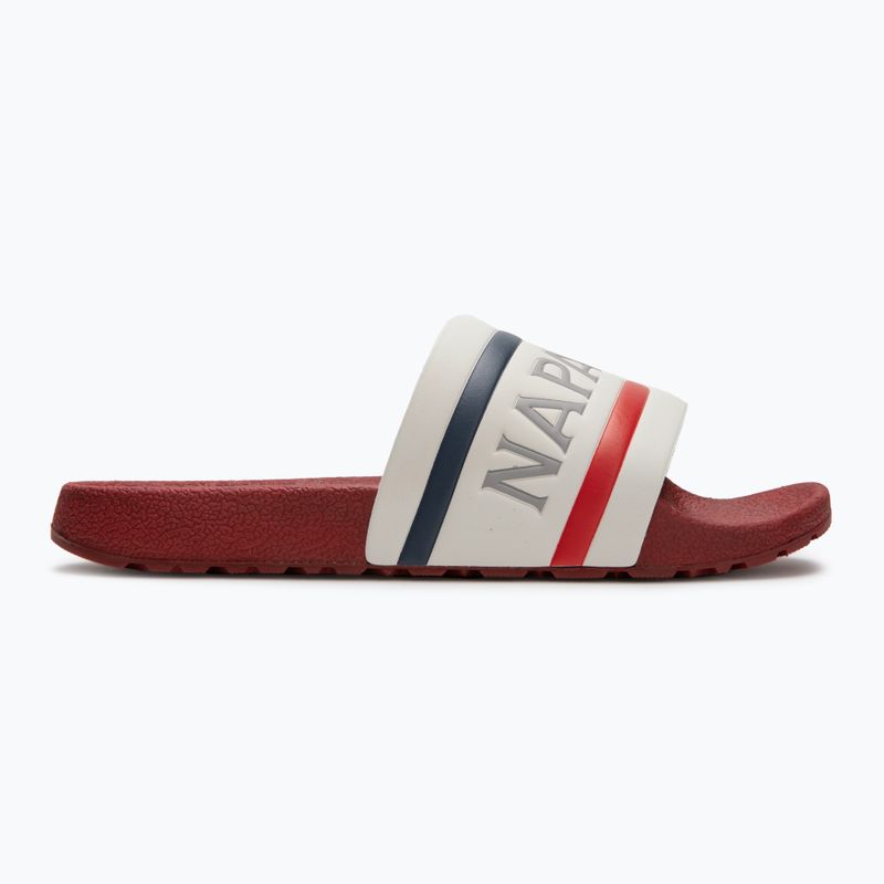 Napapijri men's slides NP0A4GTVCV red/white/navy 2