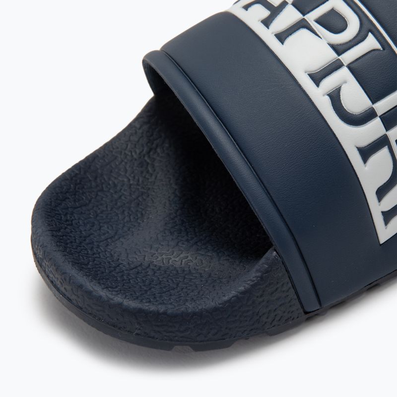 Napapijri men's slides NP0A4GTWCV blue marine 7