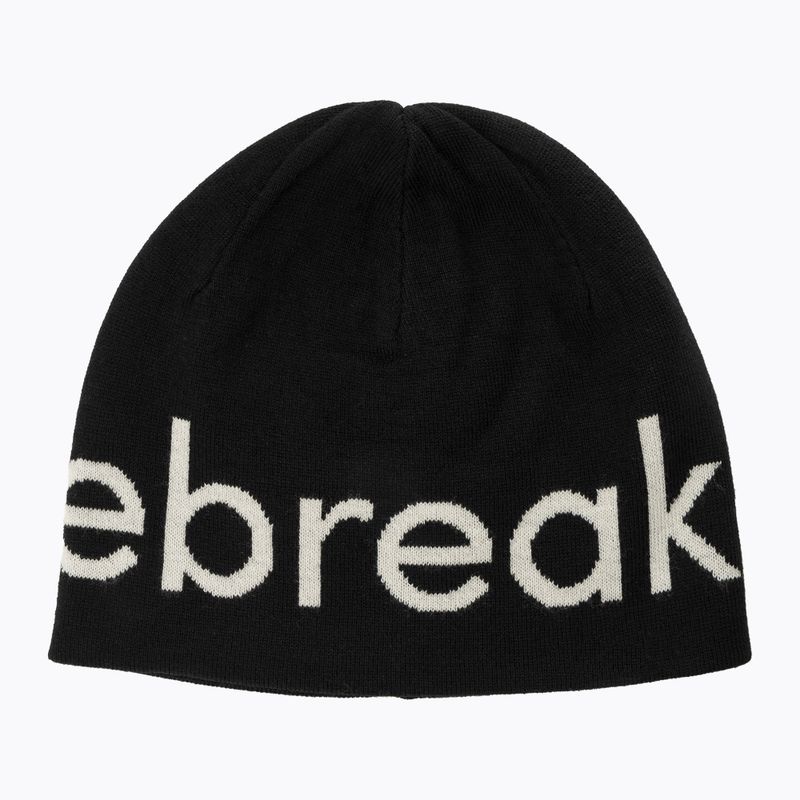 Icebreaker Merino winter beanie black/ecru hthr 5