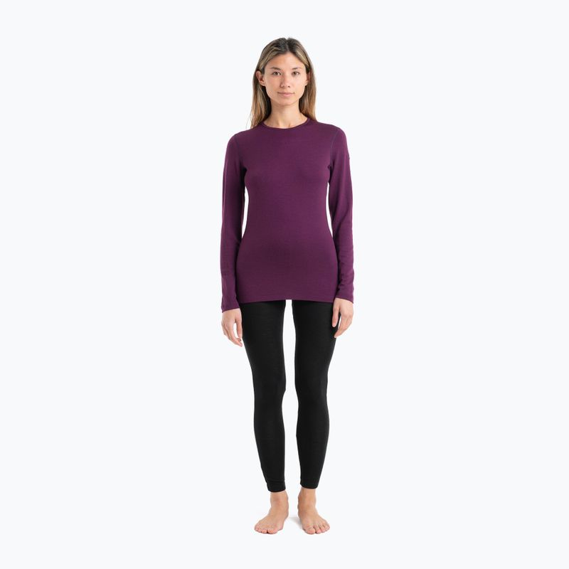 Women's thermal sweatshirt icebreaker 260 Tech Crewe nightshade 2