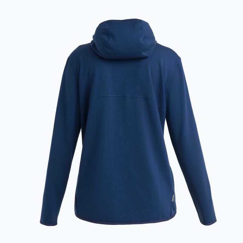Icebreaker women's ski jacket Merino 560 Realfleece Elemental II royal navy 5