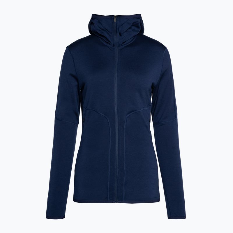 Icebreaker women's ski jacket Merino 560 Realfleece Elemental II royal navy