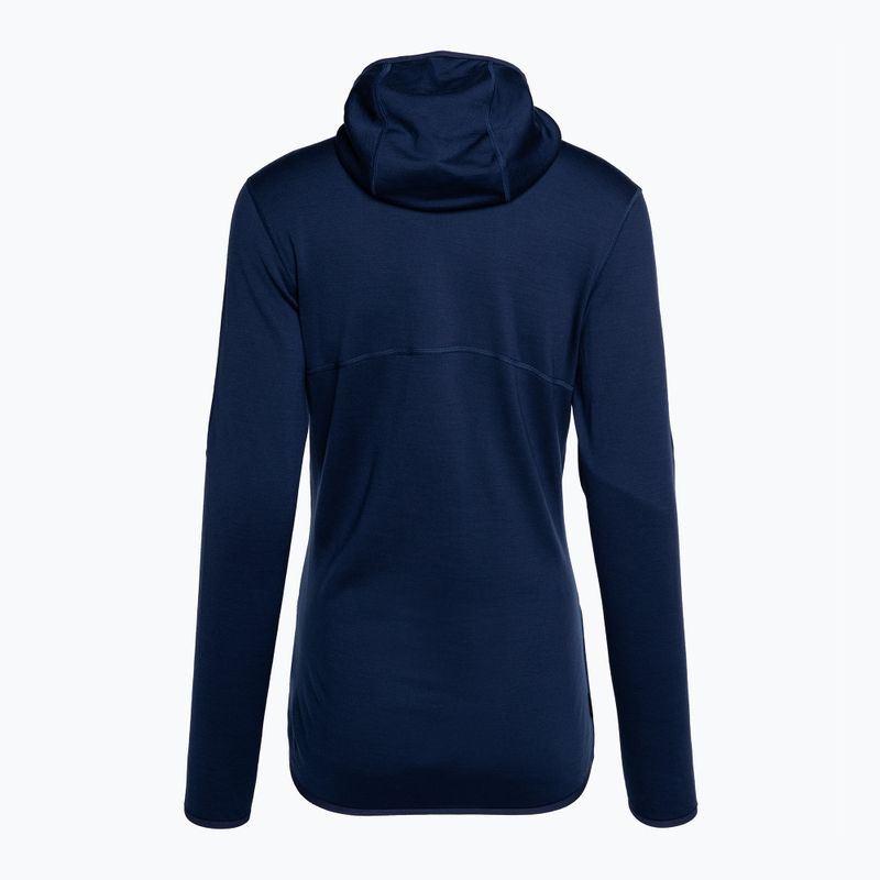 Icebreaker women's ski jacket Merino 560 Realfleece Elemental II royal navy 2