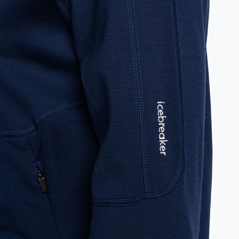 Icebreaker women's ski jacket Merino 560 Realfleece Elemental II royal navy 3
