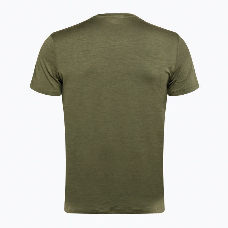 Men's Icebreaker Tech Lite II 7 Mountain Tops trekking shirt green IB0A56VE0691 7