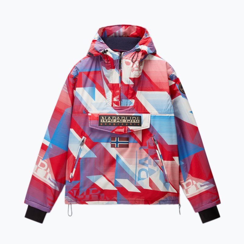 Men's Napapijri Rainforest Next AOP geometric fcc jacket 5