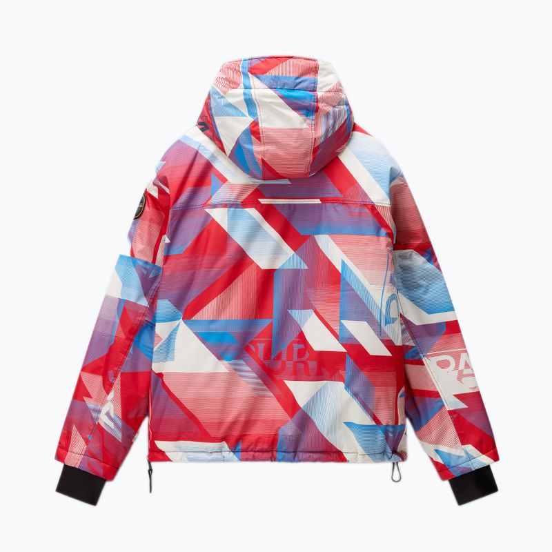 Men's Napapijri Rainforest Next AOP geometric fcc jacket 6