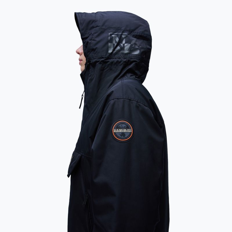 Men's Napapijri Rainforest Next rain jacket black 5