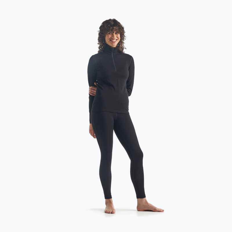 Women's thermal sweatshirt icebreaker 260 Tech LS Half Zip black 2