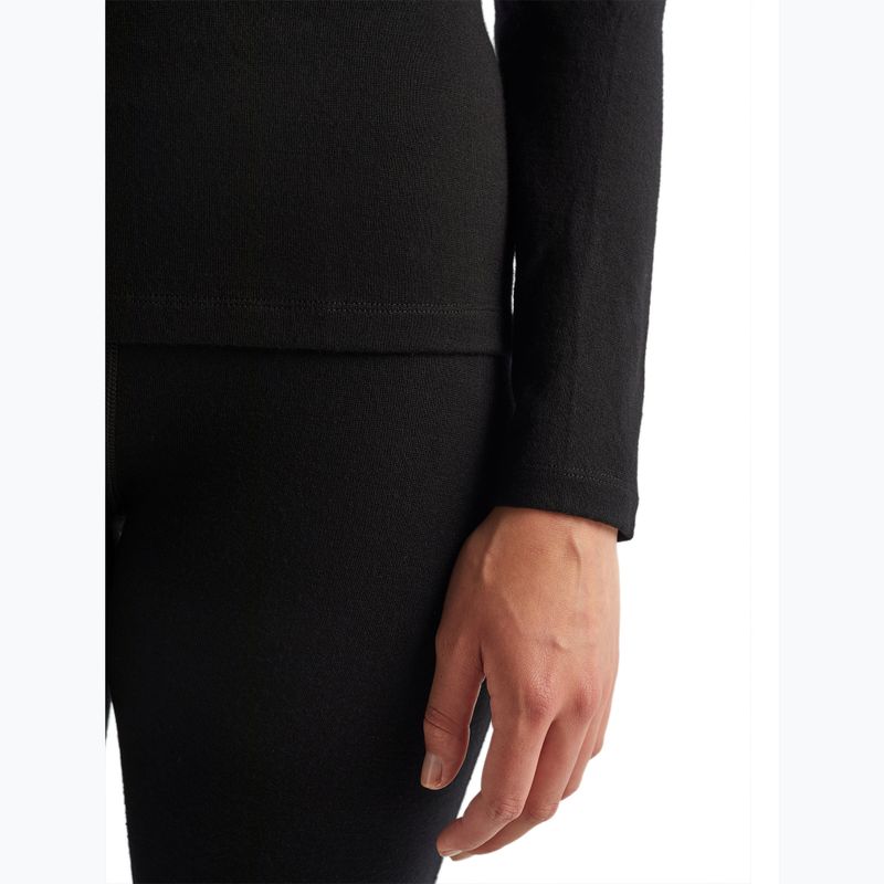 Women's thermal sweatshirt icebreaker 260 Tech LS Half Zip black 7