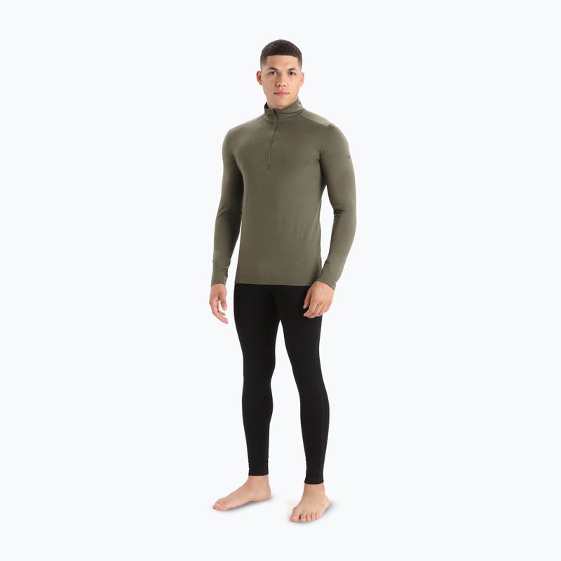 Men's thermal sweatshirt icebreaker Merino 200 Oasis Half Zip loden 2