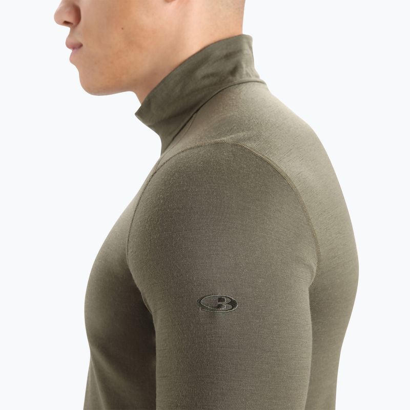 Men's thermal sweatshirt icebreaker Merino 200 Oasis Half Zip loden 5