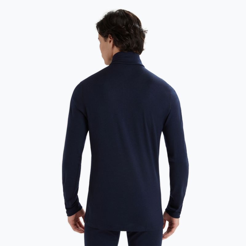 Men's thermal sweatshirt icebreaker Merino 200 Oasis Half Zip midnight navy 3