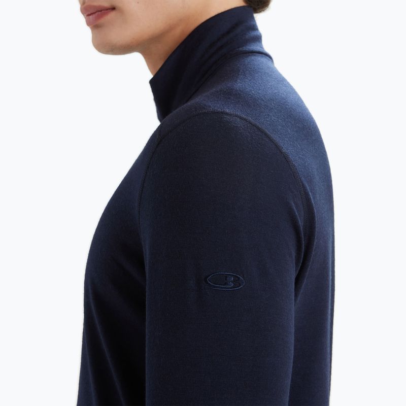 Men's thermal sweatshirt icebreaker Merino 200 Oasis Half Zip midnight navy 5