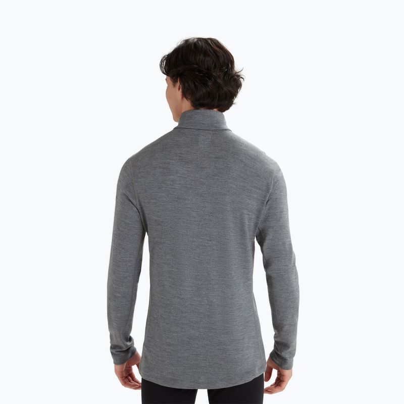 Men's thermal sweatshirt icebreaker 260 Tech LS Half Zip gritstone heather 3