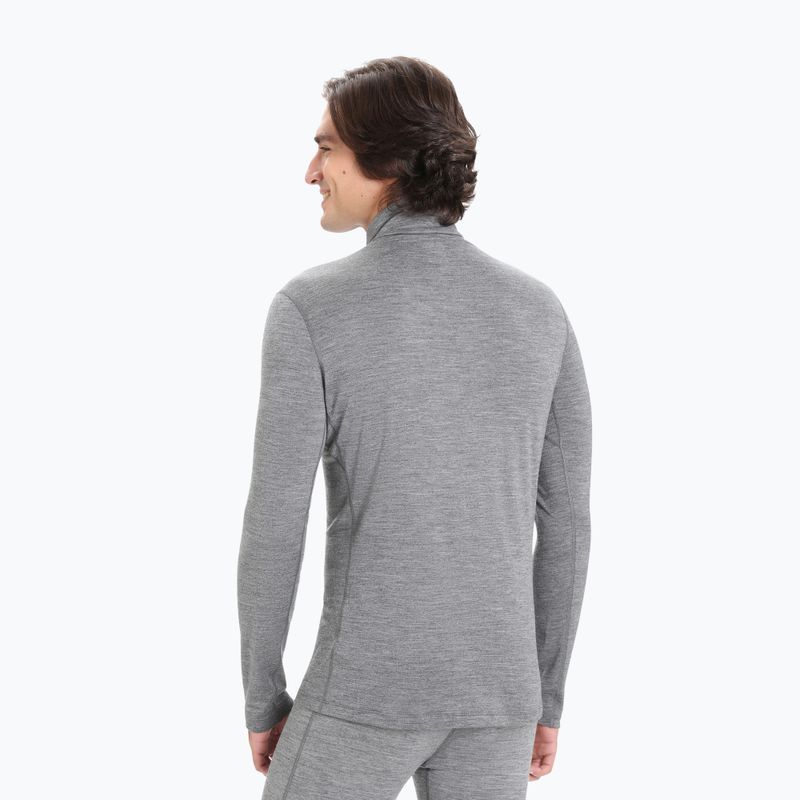 Men's thermal sweatshirt icebreaker Merino 200 Oasis Half Zip gritstone heather 3