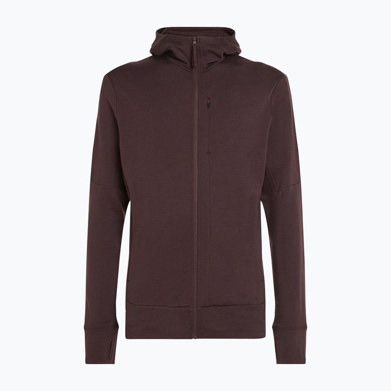 Men's Icebreaker Merino 260 Quantum IV Zip Hoodie bittersweet 11