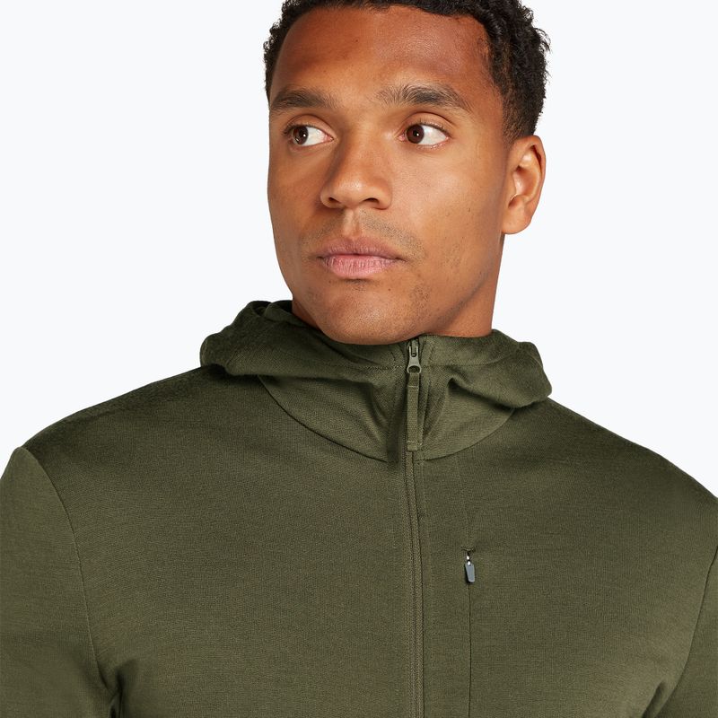 Men's sweatshirt icebreaker Merino 260 Quantum IV Zip Hoodie loden 4
