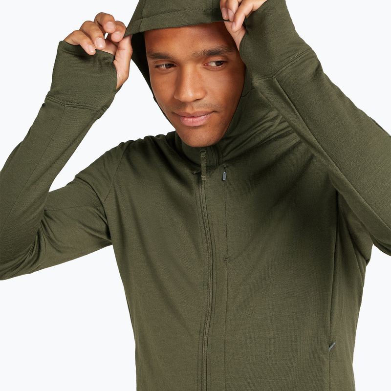 Men's sweatshirt icebreaker Merino 260 Quantum IV Zip Hoodie loden 5