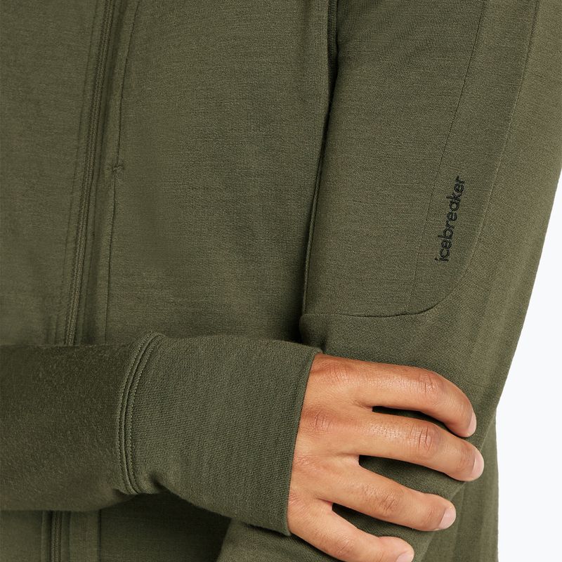 Men's sweatshirt icebreaker Merino 260 Quantum IV Zip Hoodie loden 7