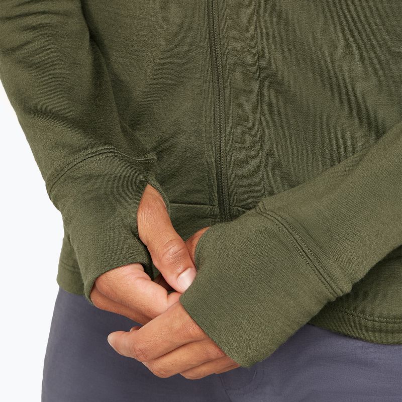 Men's sweatshirt icebreaker Merino 260 Quantum IV Zip Hoodie loden 8