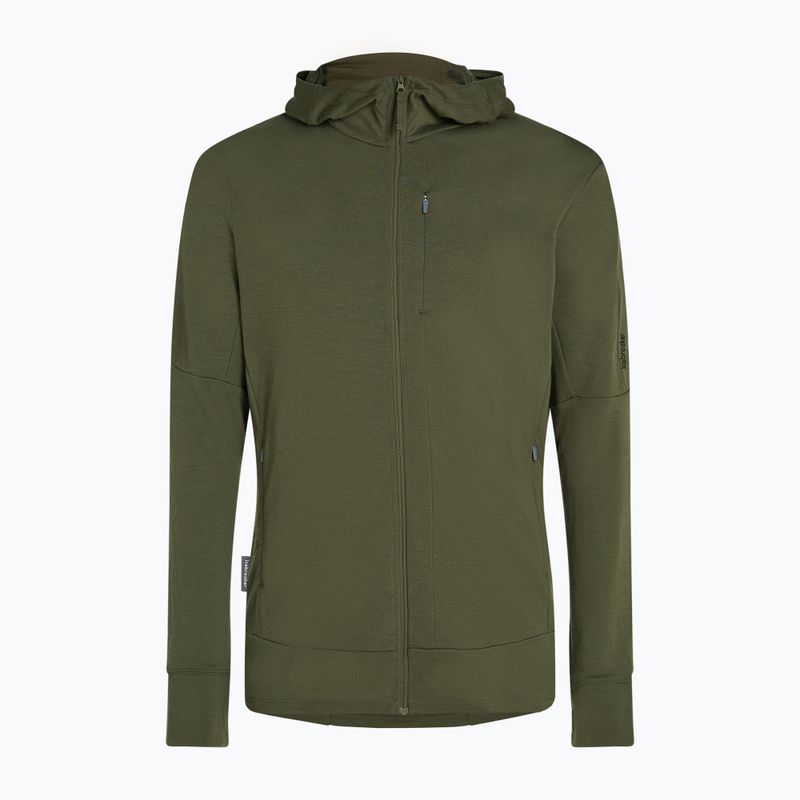 Men's sweatshirt icebreaker Merino 260 Quantum IV Zip Hoodie loden 10