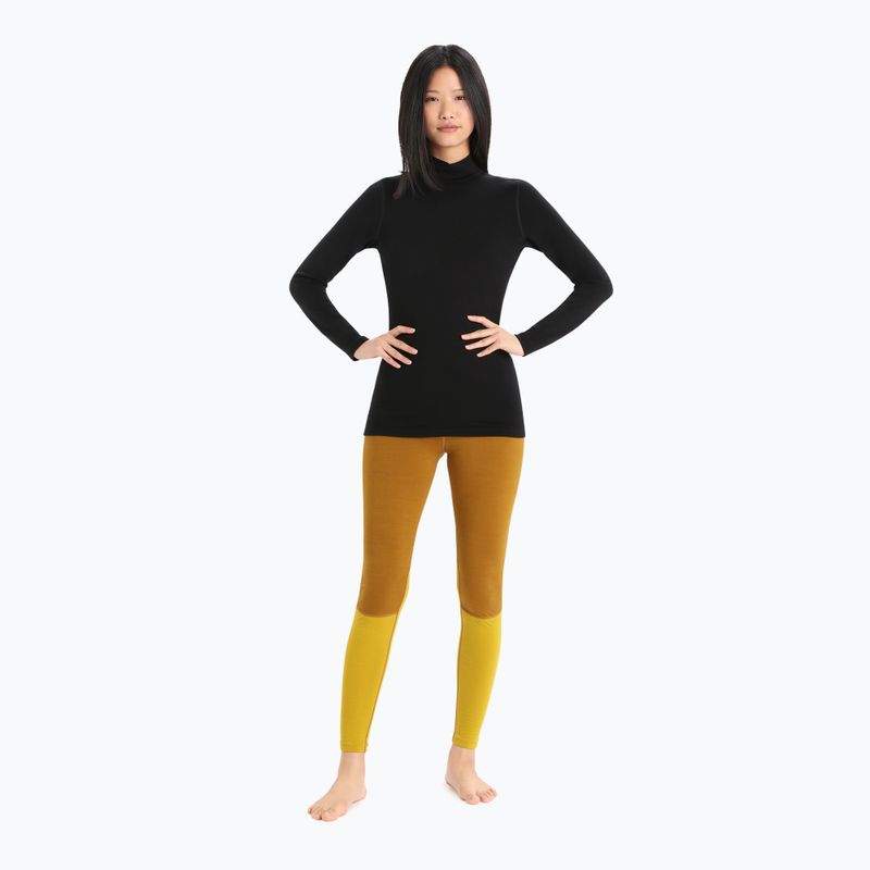 Women's thermal active sweatshirt icebreaker 260 Tech Turtleneck black 2