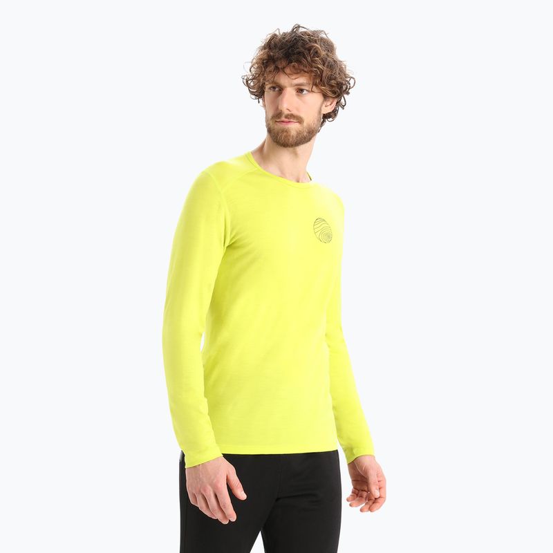 Men's thermal top icebreaker 200 Oasis Crewe Alps 3D shine 4