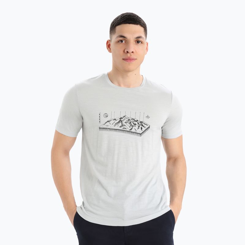 Men's Icebreaker Tech Lite II trekking shirt white IB0A56IK5681