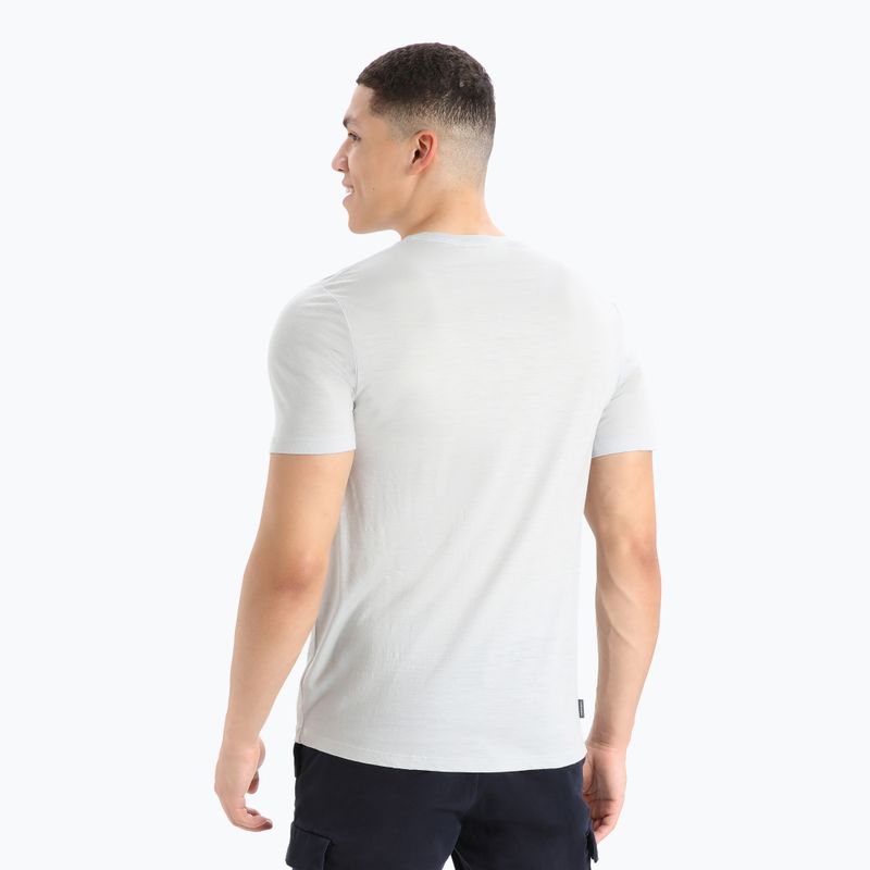 Men's Icebreaker Tech Lite II trekking shirt white IB0A56IK5681 3