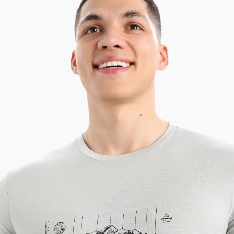 Men's Icebreaker Tech Lite II trekking shirt white IB0A56IK5681 4