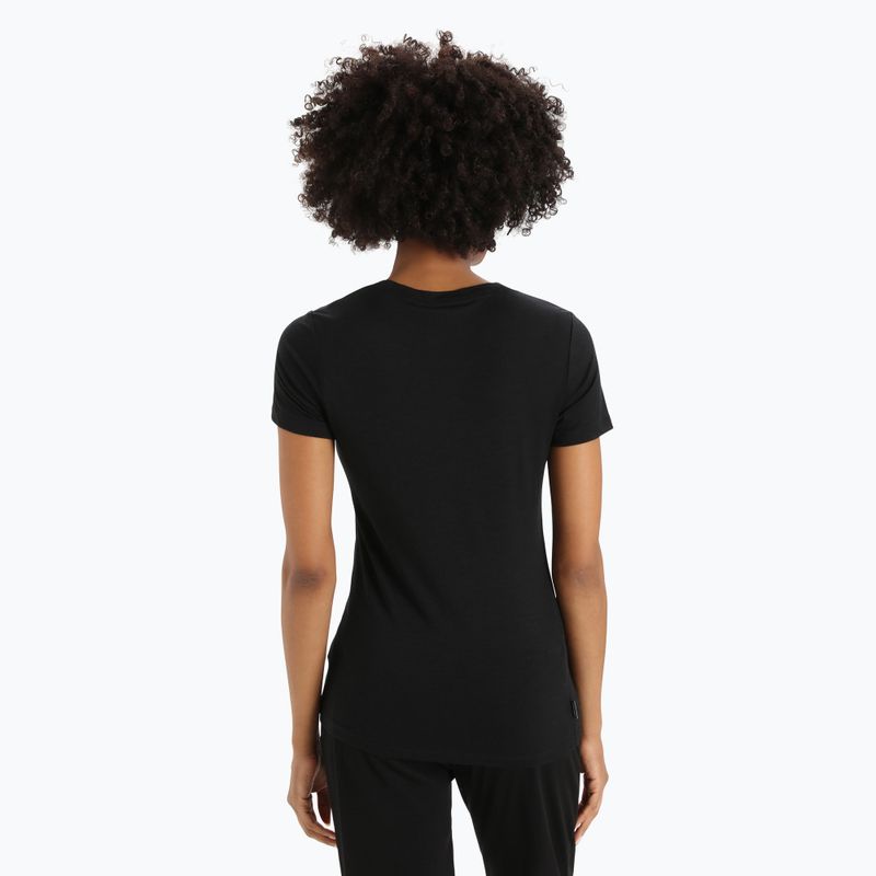 Icebreaker Tech Lite II Mountain Geology women's trekking shirt black IB0A56IS0011 3