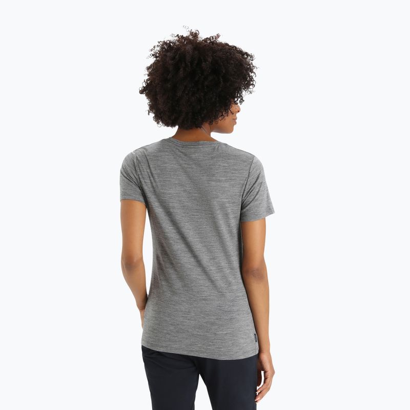 Women's trekking t-shirt Icebreaker Tech Lite II grey IB0A56IS0041 2