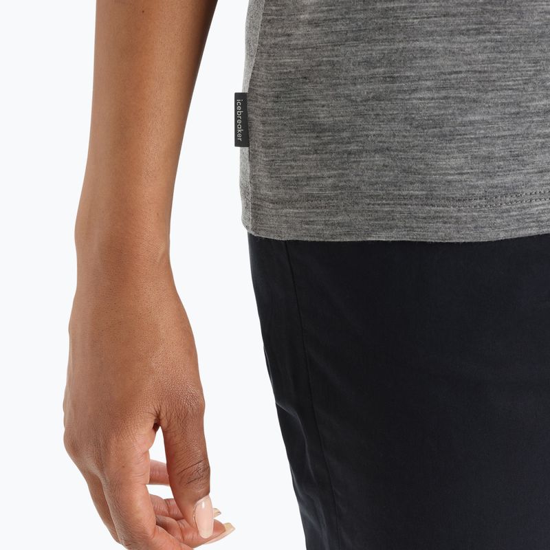Women's trekking t-shirt Icebreaker Tech Lite II grey IB0A56IS0041 4