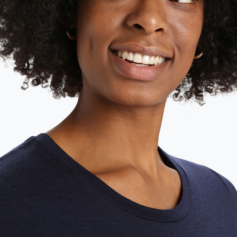 Women's trekking t-shirt icebreaker Tech Lite II navy blue IB0A56IT4011 5