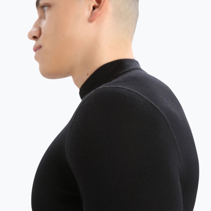 Men's thermal top icebreaker 260 Tech Turtleneck black 4