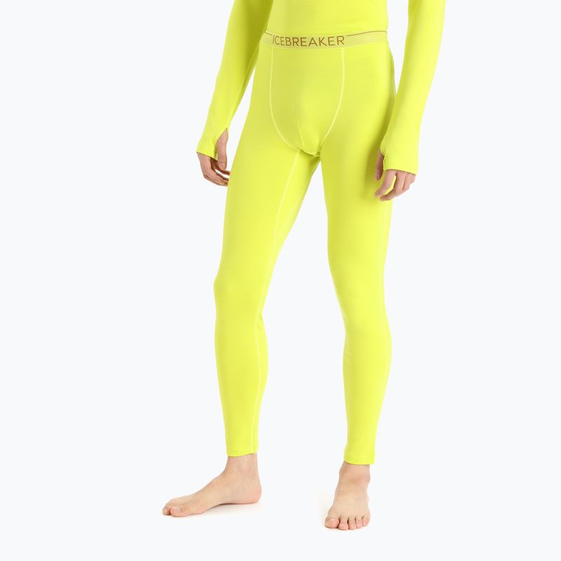 Men's Icebreaker Merino 700 thermal pants yellow IB0A56B95651