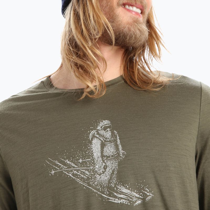 Icebreaker Tech Lite II men's hiking t-shirt green IB0A56KY0691 4